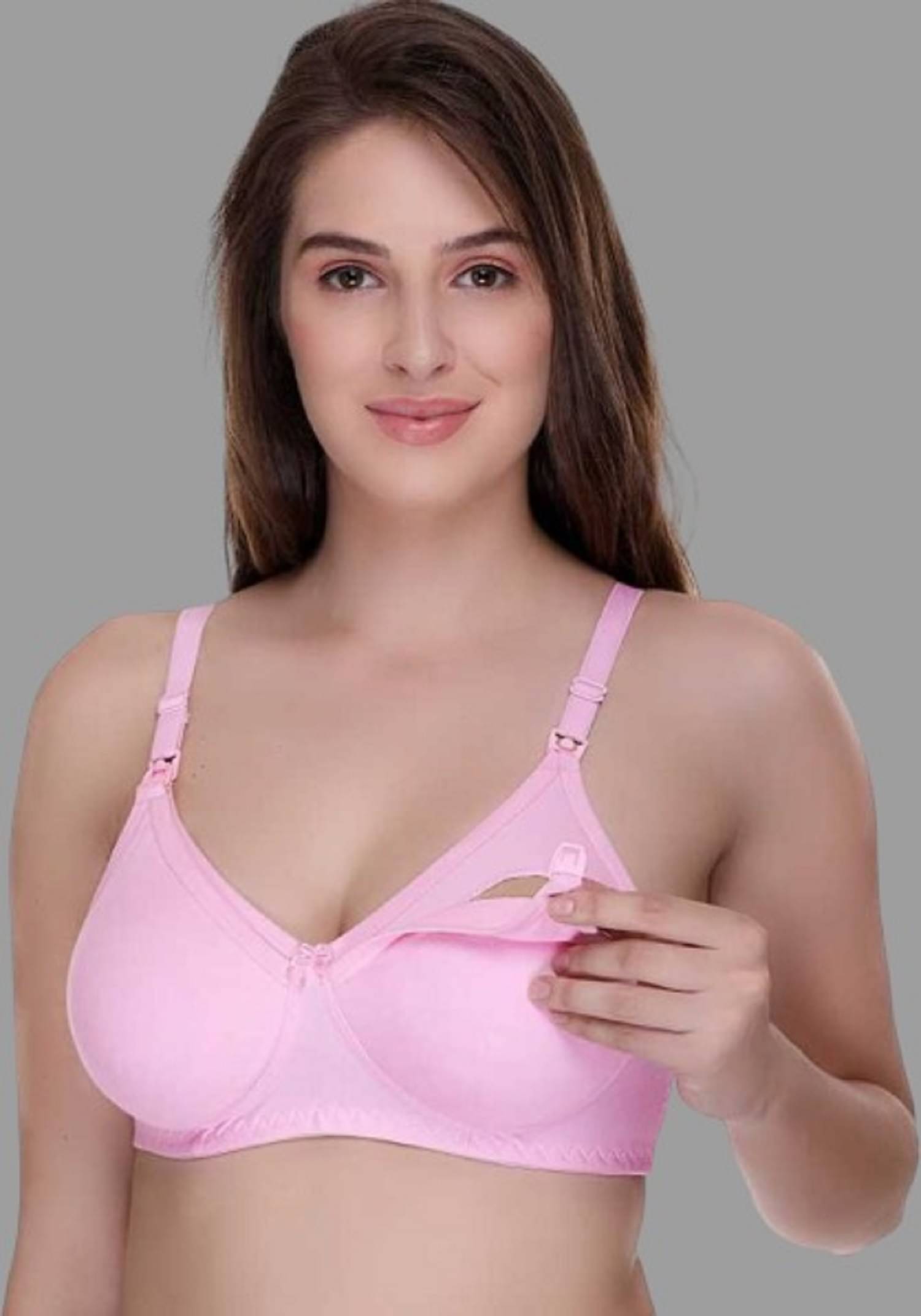 Zourt Cotton Non Padded Women's Everyday Bra ( Pink ) Zourt Cotton Non Padded Women's Everyday Bra ( Pink )
