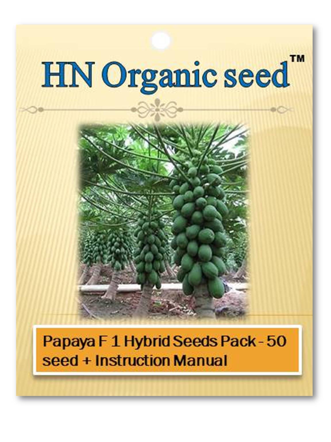     			homeagro - Fruit Seeds ( Papaya F 1 Hybrid Seeds Pack - 50 seed )