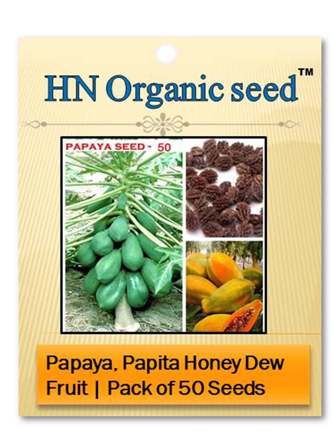 homeagro - Fruit Seeds ( Red Lady Papaya Pack (50Seeds) )