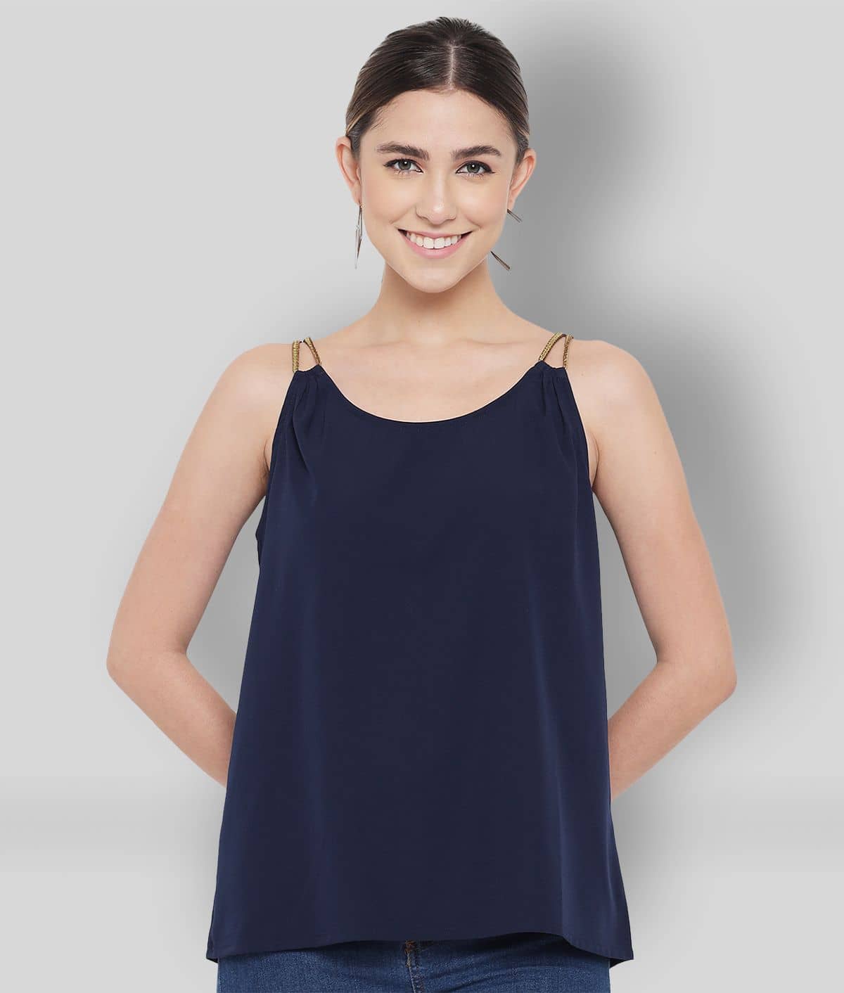 ALL WAYS YOU Women's Polyester Regular Top ( Blue )