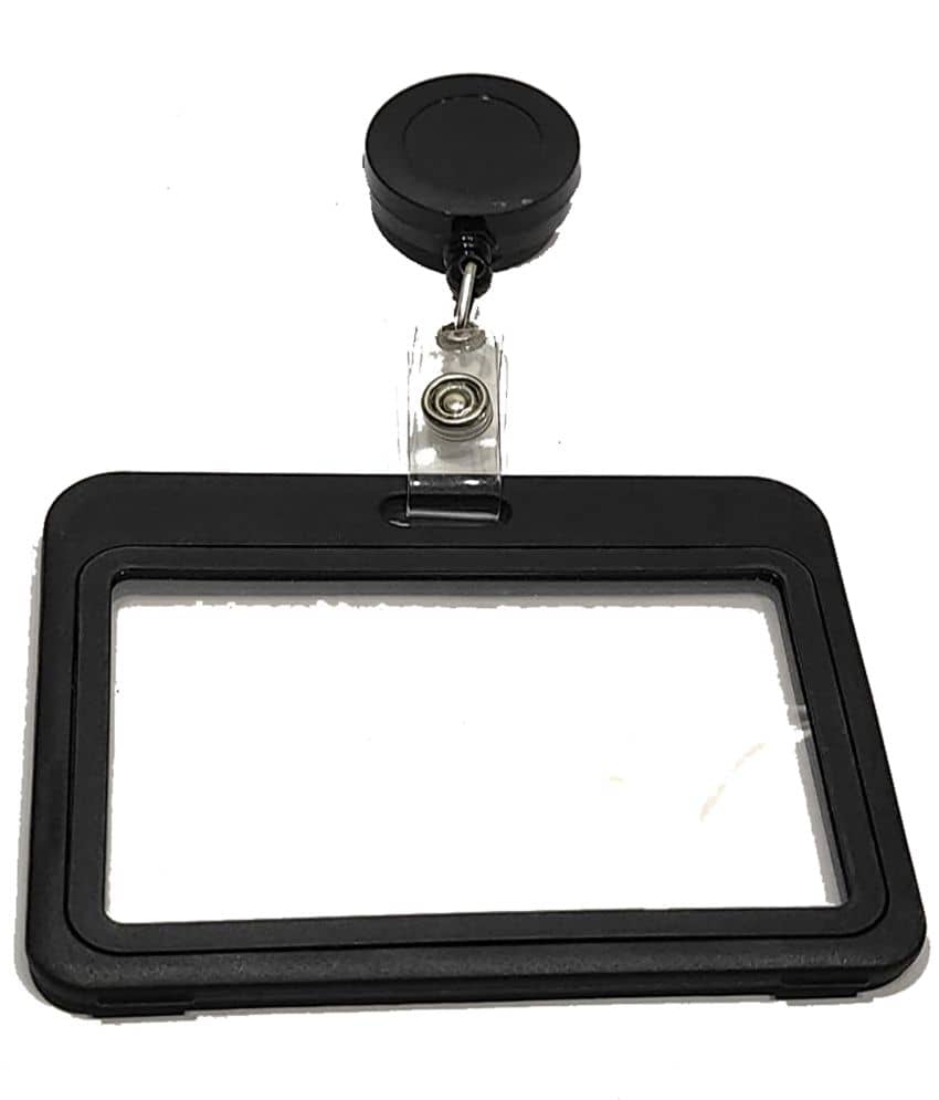 Dey 's stationery store - Plastic Card Holder ( Pack 1 )