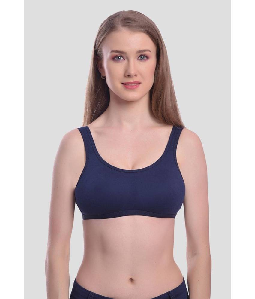 Elina Cotton Non Padded Women's T-Shirt Bra ( Blue ) Elina Cotton Non Padded Women's T-Shirt Bra ( Blue )
