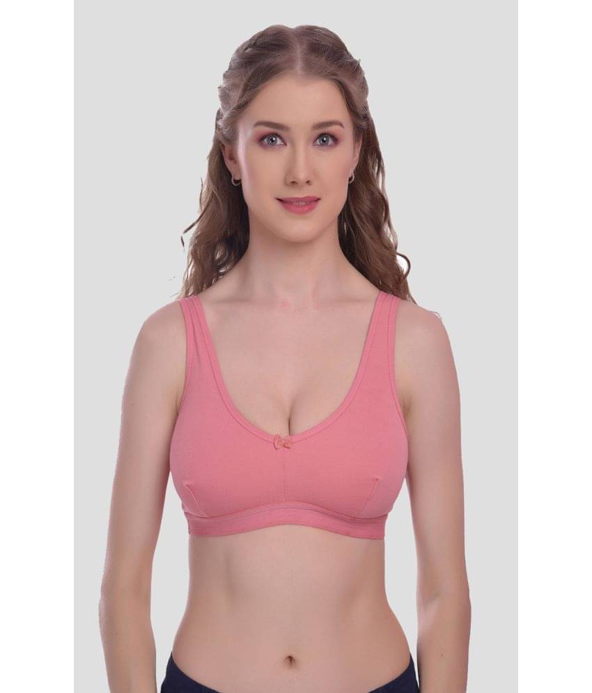 Elina Cotton Non Padded Women's Racerback bra ( Fluorescent Pink ) Elina Cotton Non Padded Women's Racerback bra ( Fluorescent Pink )