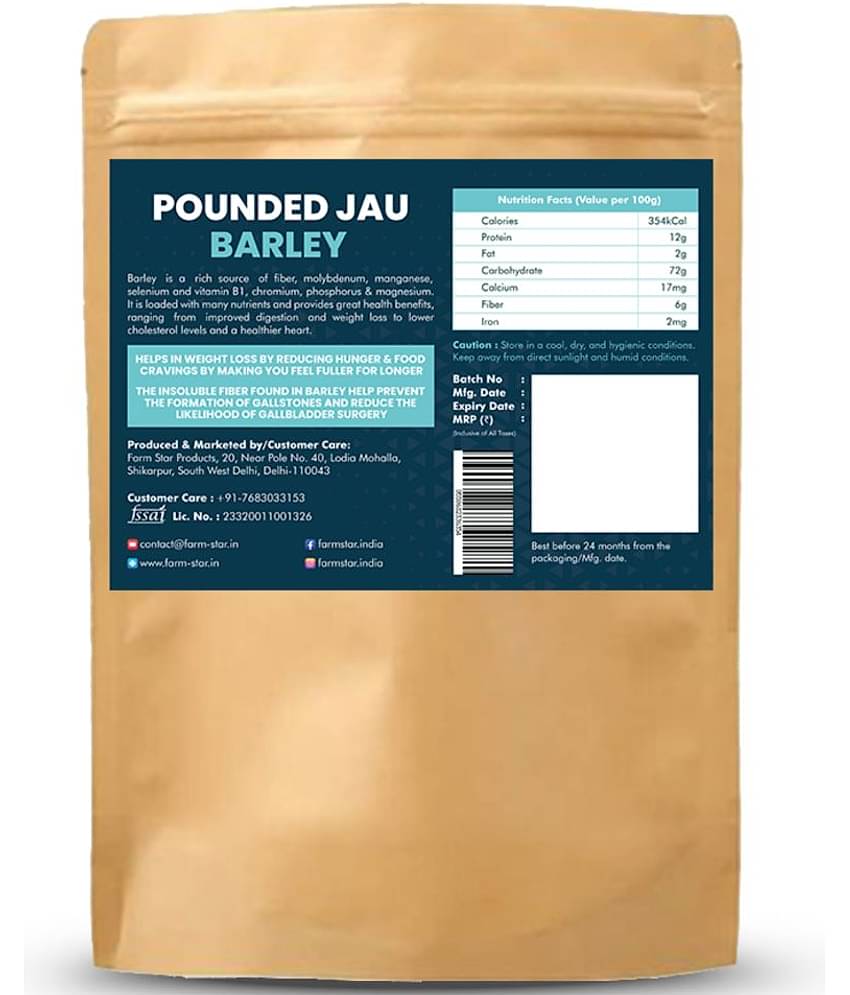 Farm Star ( Organic ) Jau- Barley 1950 gm