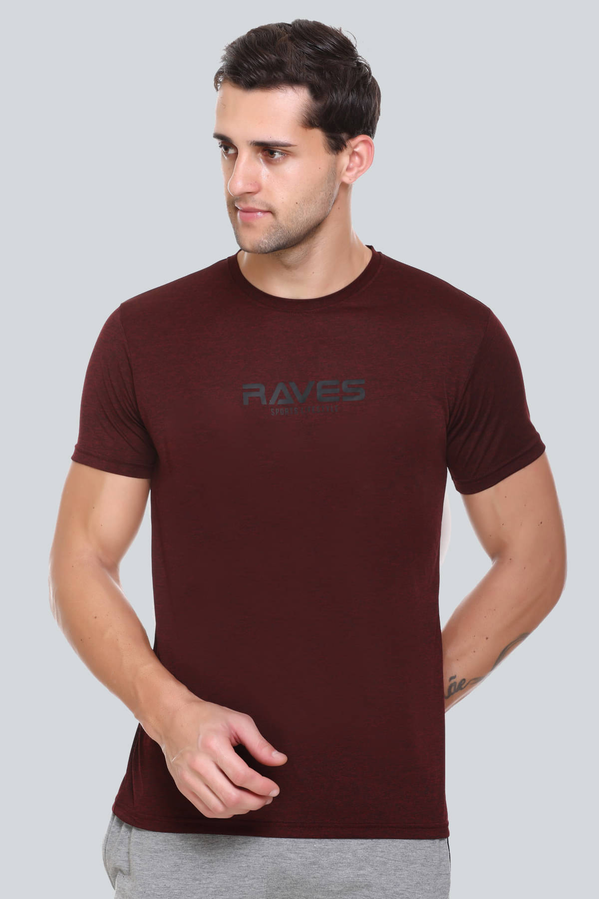 RF RAVES - Maroon Polyester Regular Fit Men's T-Shirt ( Pack of 1 ) RF RAVES - Maroon Polyester Regular Fit Men's T-Shirt ( Pack of 1 )