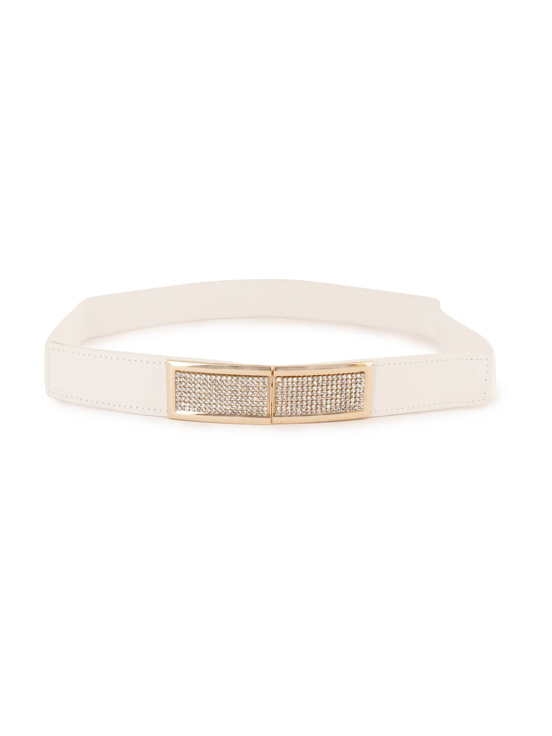     			STYLE SHOES - Faux Leather Women's Stretchable Belt ( Pack of 1 )