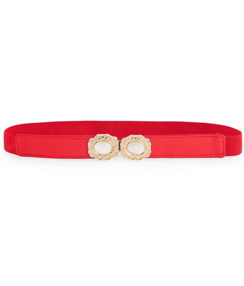     			STYLE SHOES - Faux Leather Women's Stretchable Belt ( Pack of 1 )