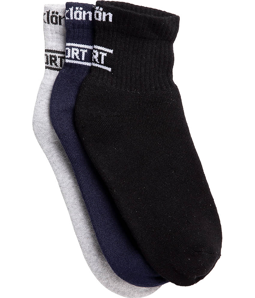 Texlon - Multicolor Terry Men's Ankle Length Socks ( Pack of 3 ) - Socks | Buy online on ZillyBuy