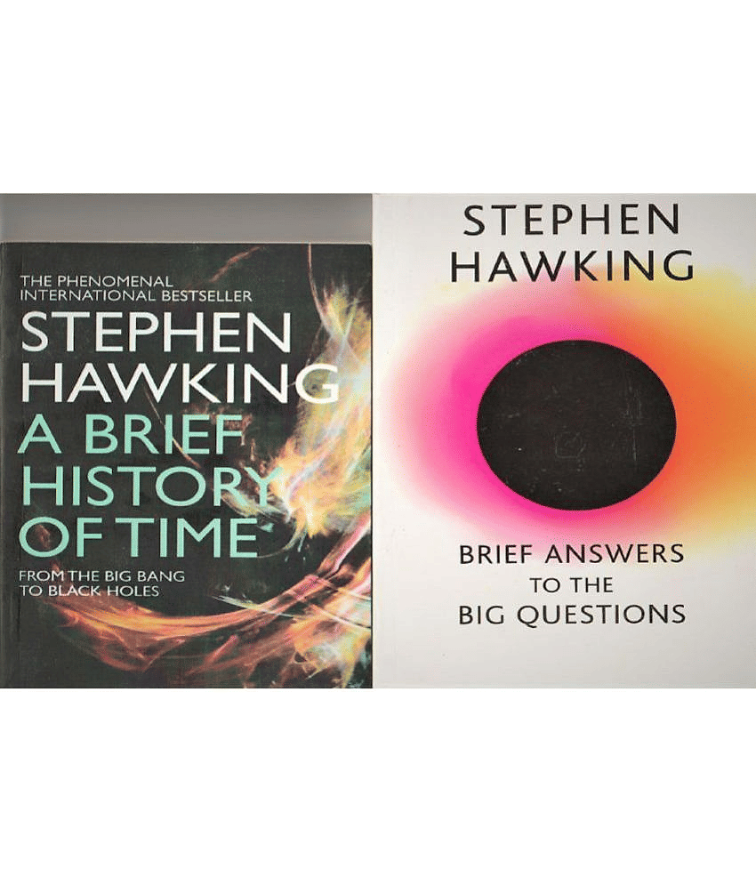 A BRIEF HISTORY OF TIME BY STEPHEN HAWKING FROM BIG BAN TO BLACK HOLES. AND BRIEF ANSWER TO THE BIG QUESTIONS BY STEPHIN HAWAKING. THE FINAL BOOK FROM STEPHIN HAWAKING. TWO BOOKS SET. - Stationery | Buy online on ZillyBuy