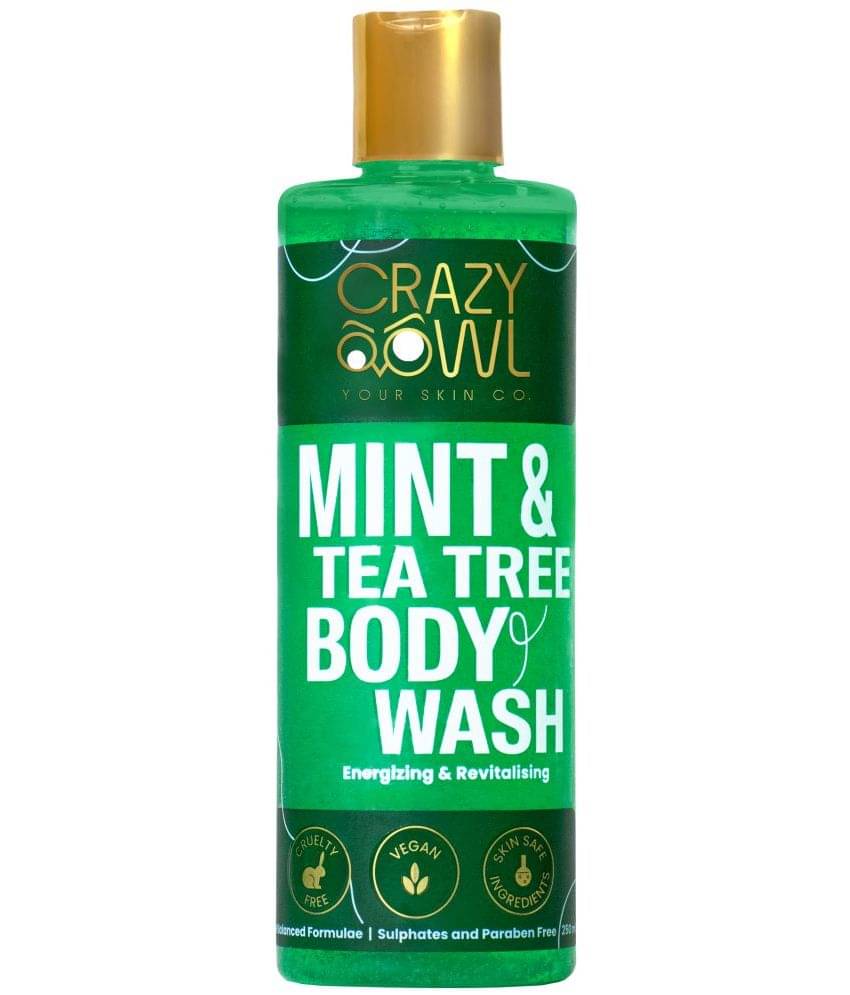     			CRAZY OWL Mint & Tea Tree Body Wash- Energizing & Revitalising  250ml