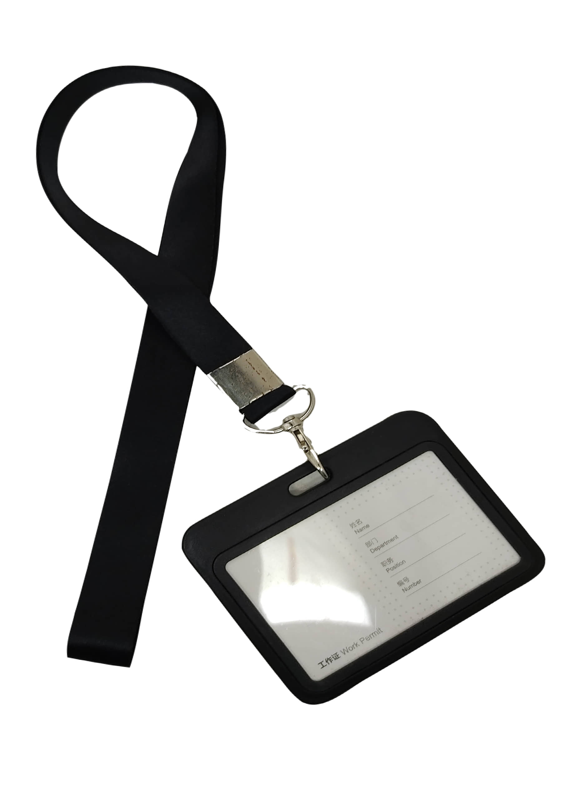 Dey 's stationery store - Plastic Card Holder ( Pack 1 )