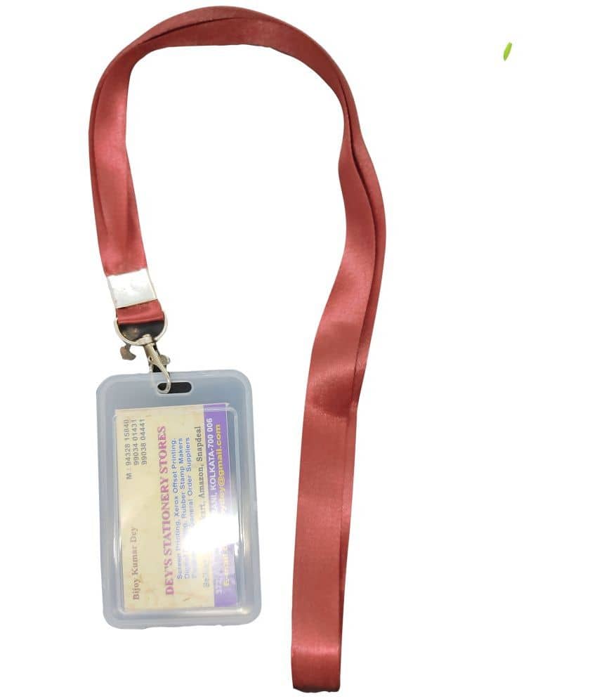 Dey 's stationery store - Plastic Card Holder ( Pack 1 )