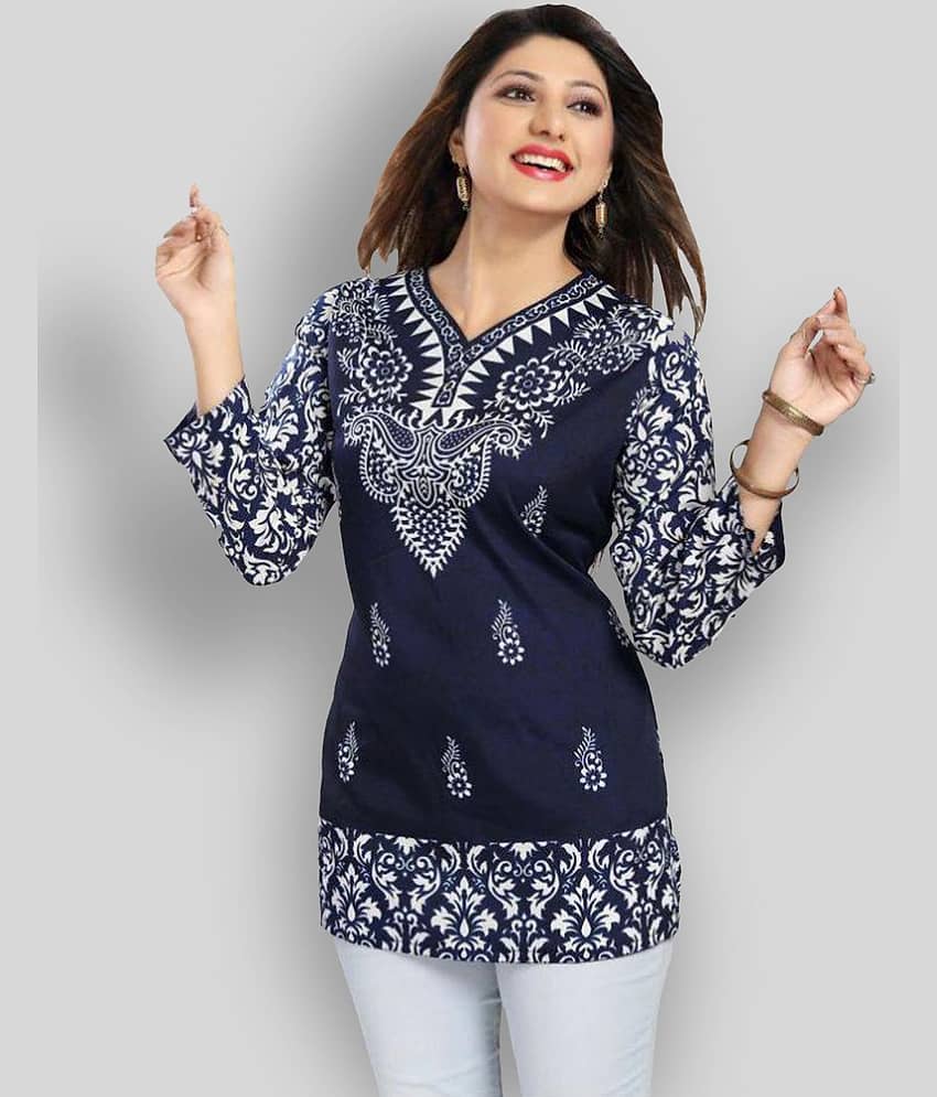Crepe Short Kurti For Women (Pack of 1) - Kurtis, Tunics | Buy online on ZillyBuy