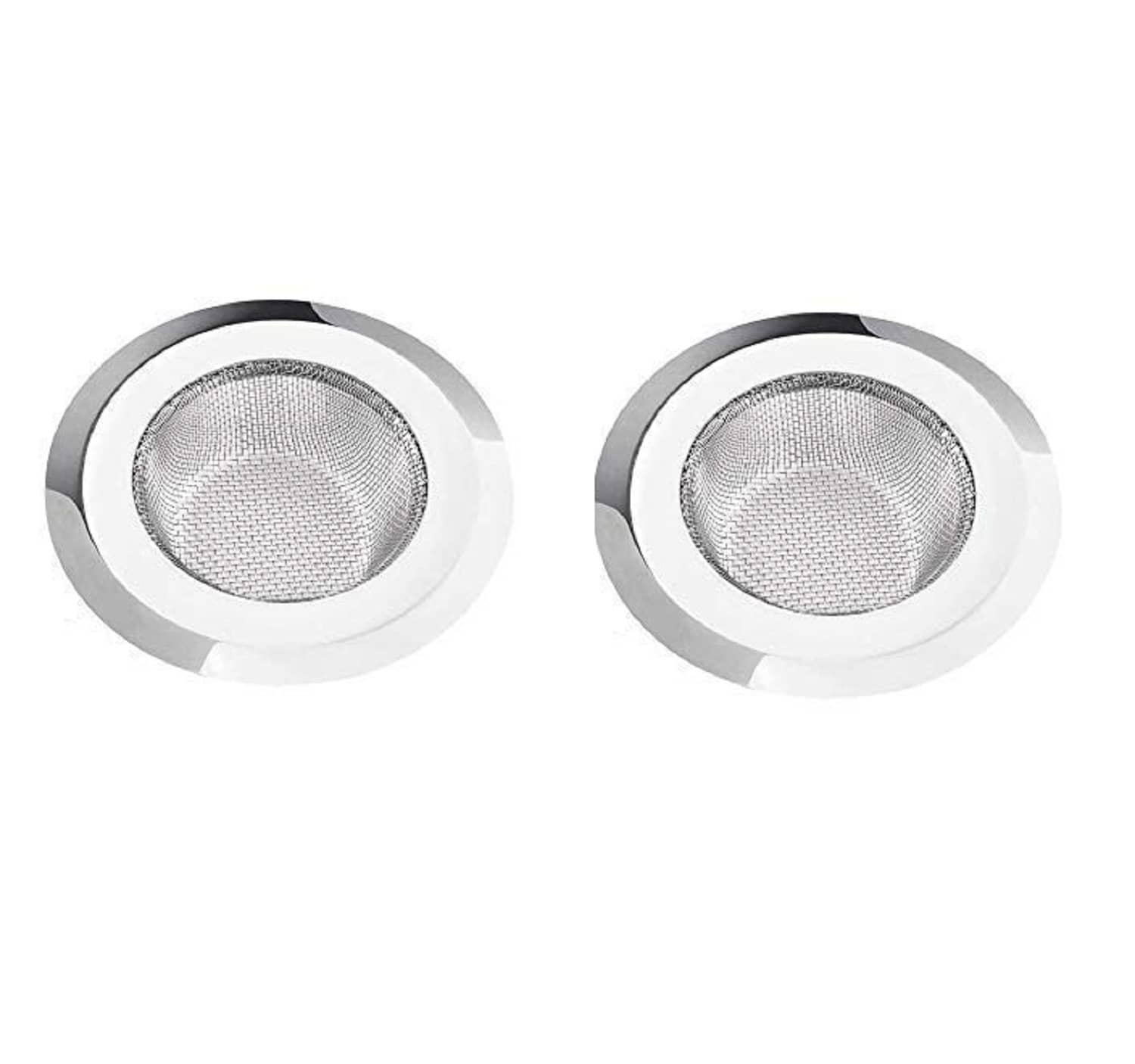 VEDO Kitchen Sink Strainer Heavy Duty Stainless Steel Strainer Kitchen Drain Basin Basket Filter Stopper Drainer Sink Jali (Pack of 2)