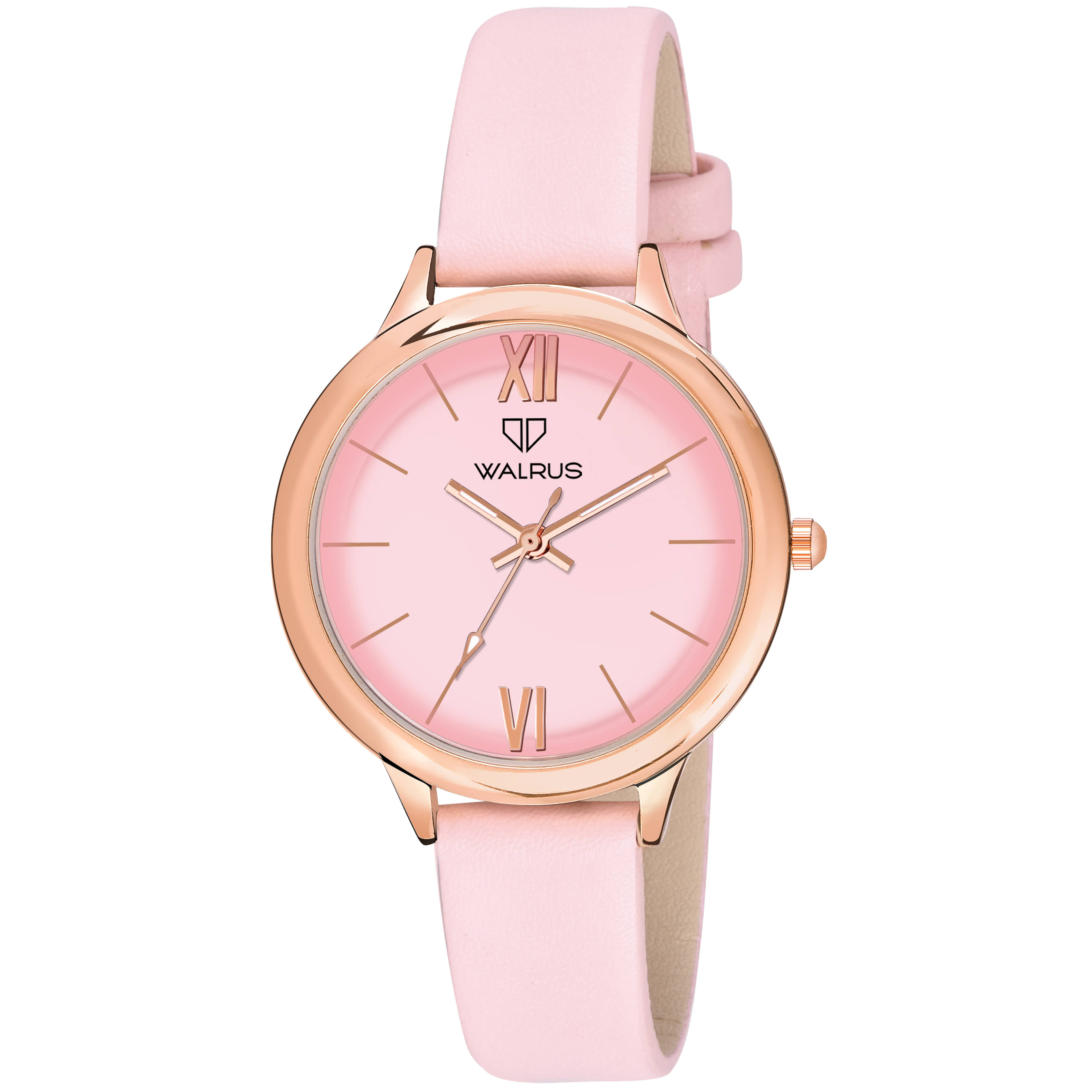     			Walrus - Pink Leather Analog Womens Watch