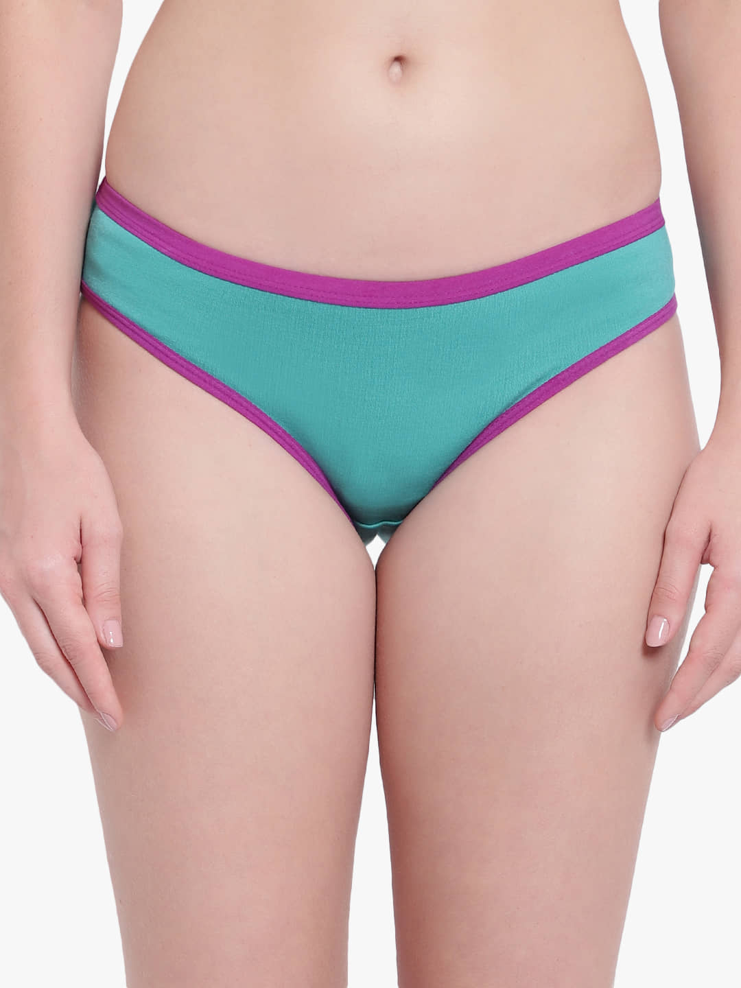 Bruchi Club Pack of 3 Blended Solid Women's Bikini ( Lime Green )