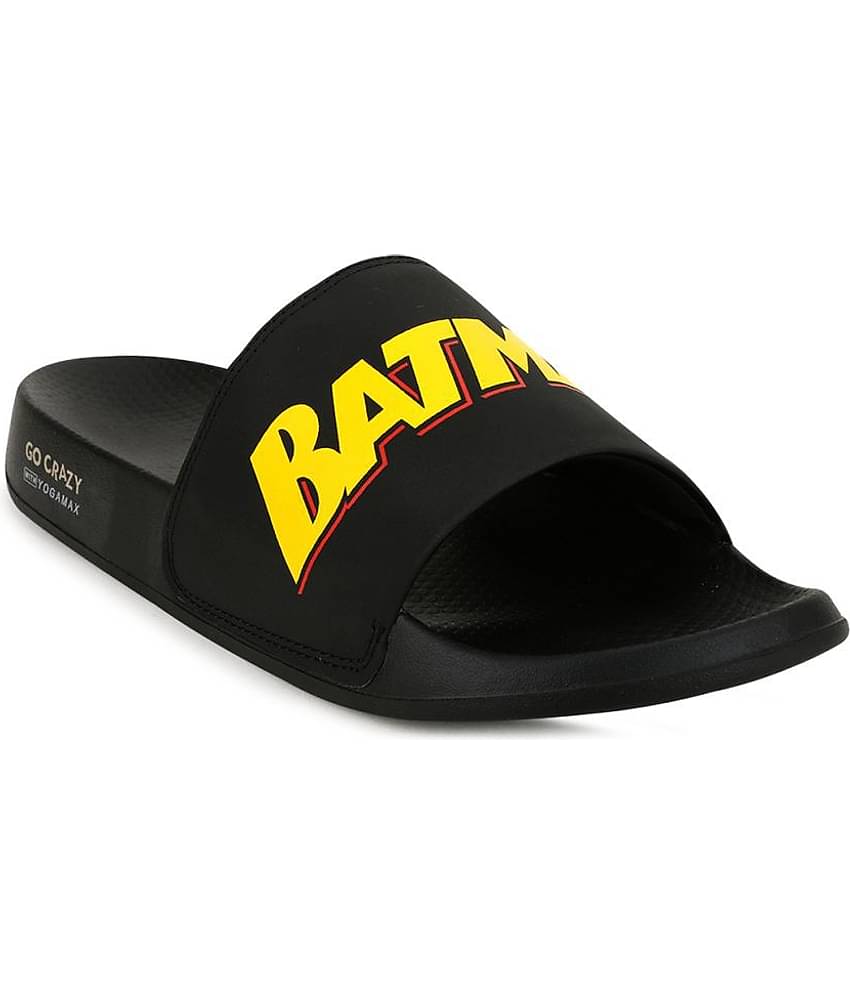 Campus Black Men's Slide Flip Flop (Pair of 1)