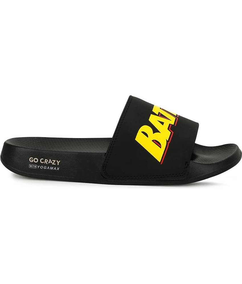 Campus Black Men's Slide Flip Flop (Pair of 1)