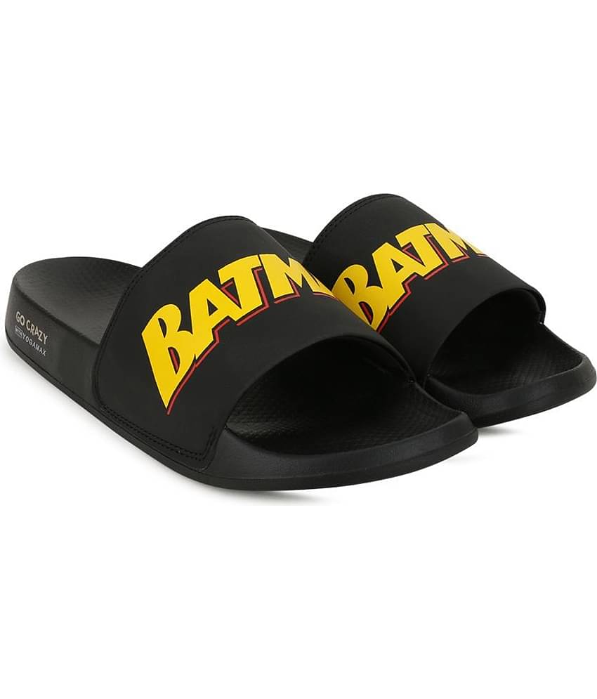 Campus Black Men's Slide Flip Flop (Pair of 1)