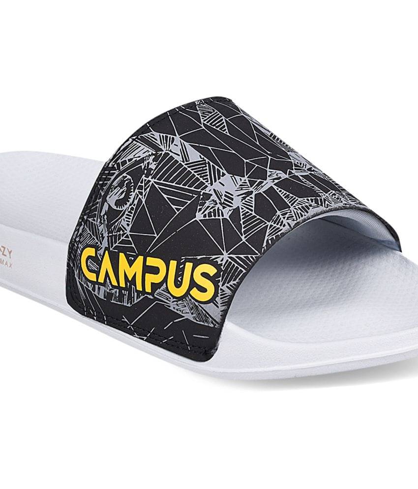 Campus Black Men's Slide Flip Flop (Pair of 1) - Image 4