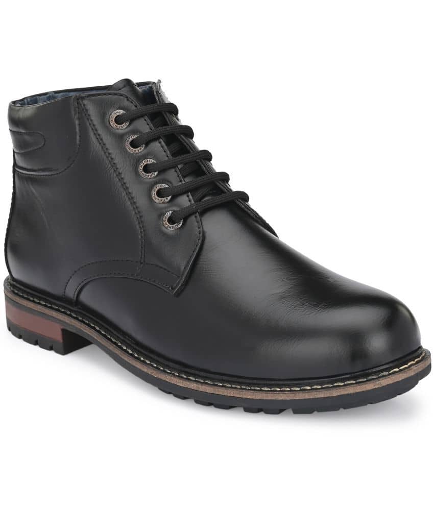 Leeport - Black Men's Chukka Boots