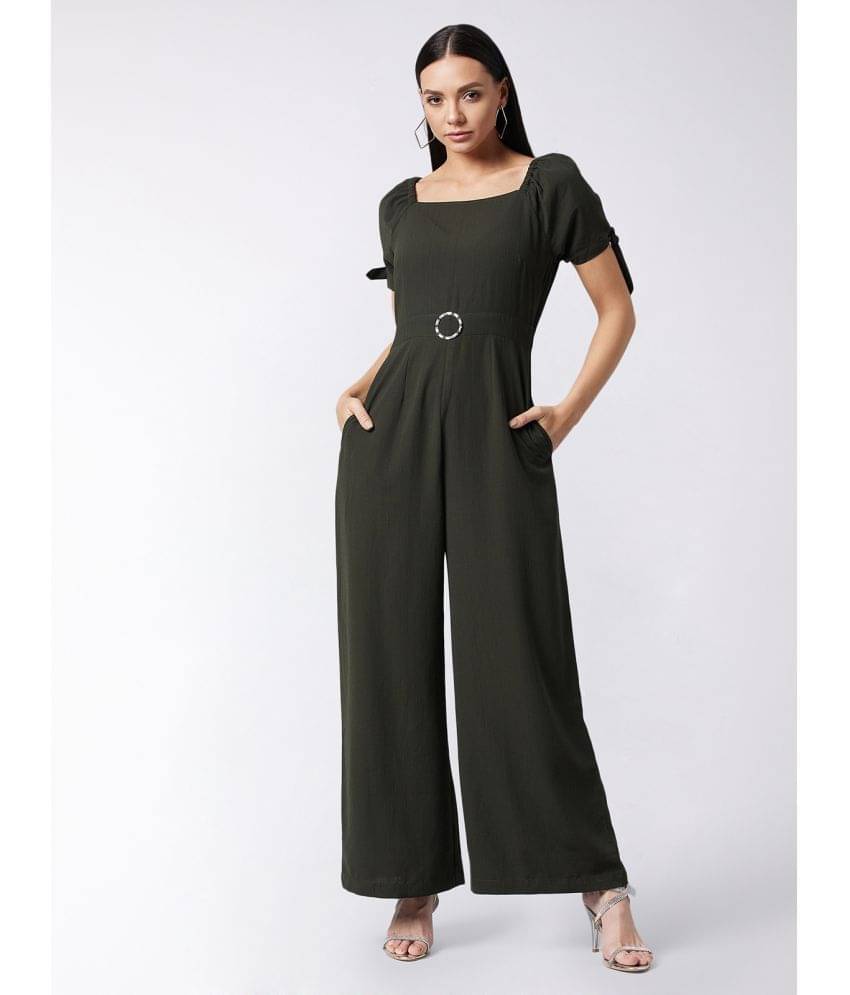 Miss Chase - Green Polyester Regular Fit Women's Jumpsuit ( Pack of 1 ) Miss Chase - Green Polyester Regular Fit Women's Jumpsuit ( Pack of 1 )