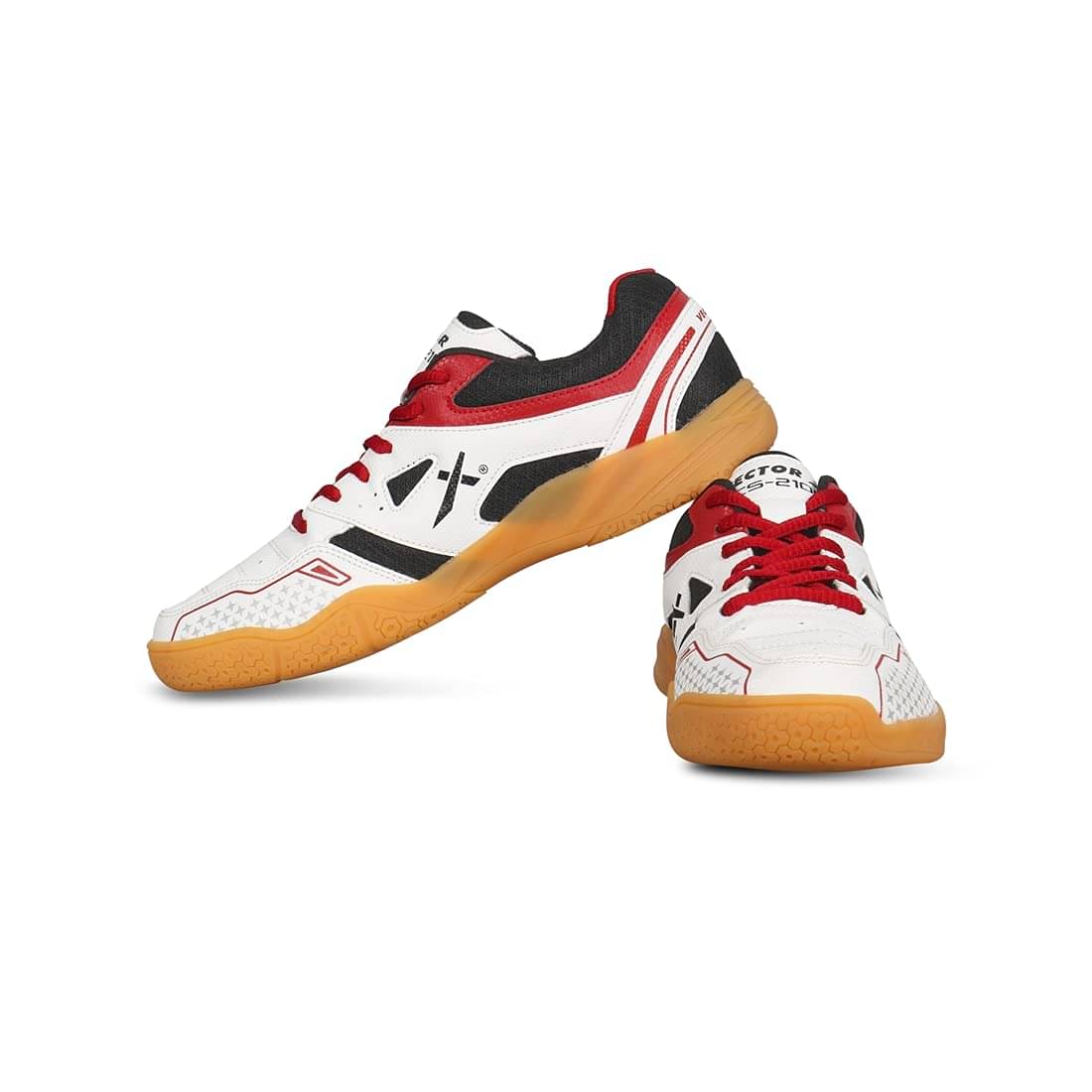 Vector X White Indoor Court Shoes     			Vector X White Indoor Court Shoes