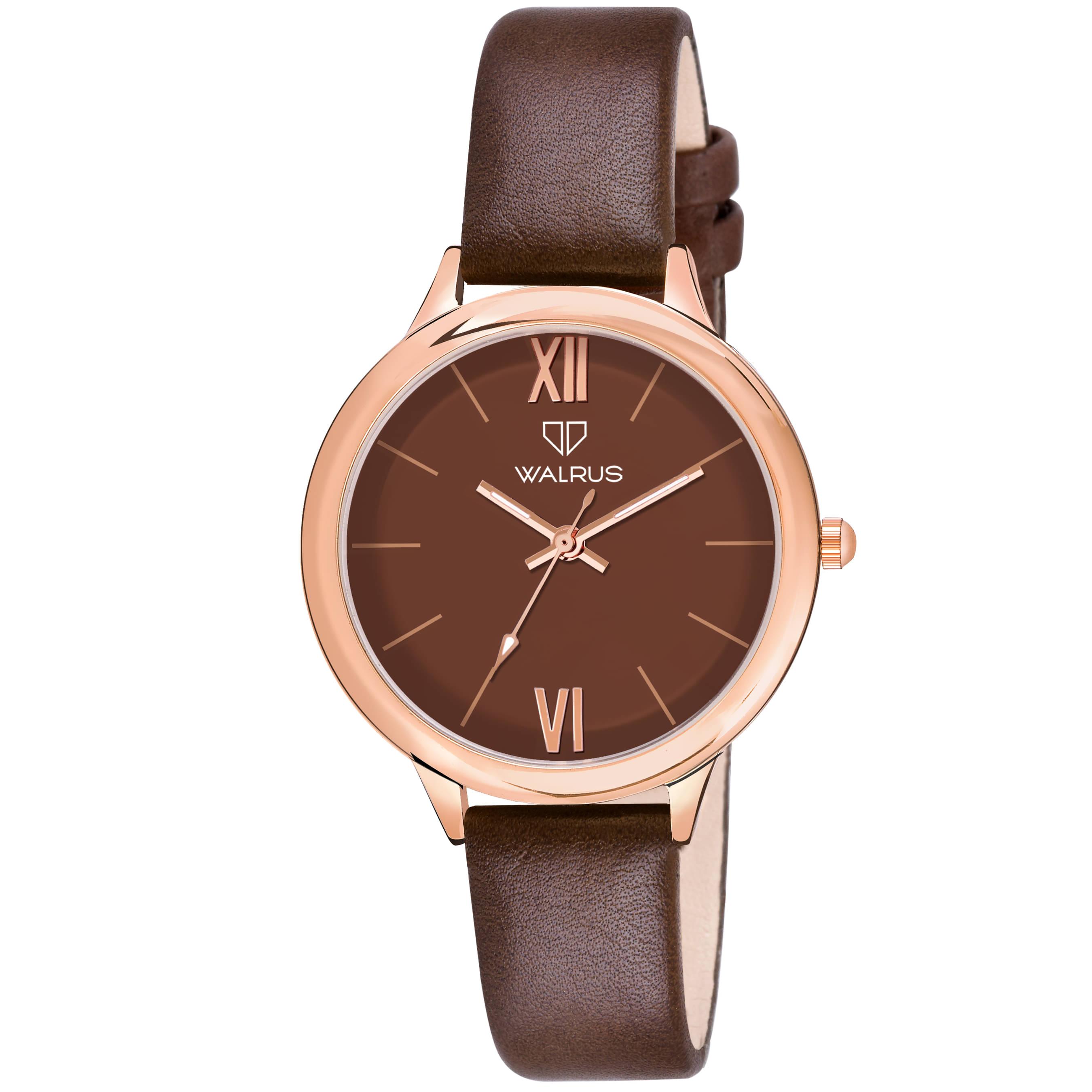     			Walrus - Brown Leather Analog Womens Watch