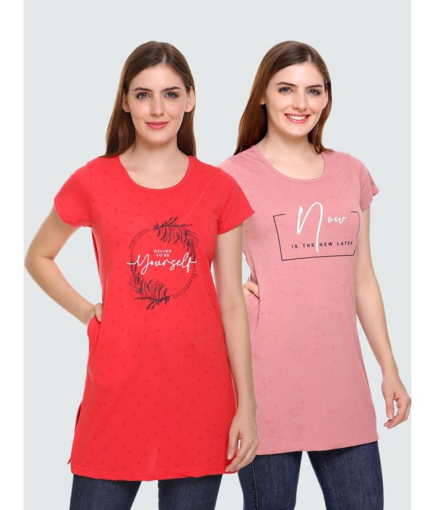 White Moon Women Cotton Blend Printed Regular Fit Round Neck T-Shirt ( Multi Color ) White Moon Women Cotton Blend Printed Regular Fit Round Neck T-Shirt ( Multi Color )