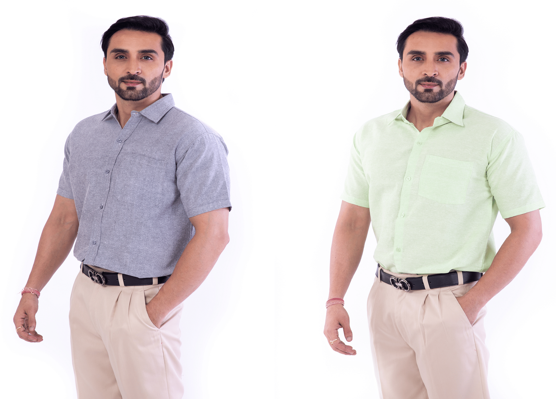 DESHBANDHU DBK - Multi Cotton Regular Fit Men's Formal Shirt ( Pack of 2 )