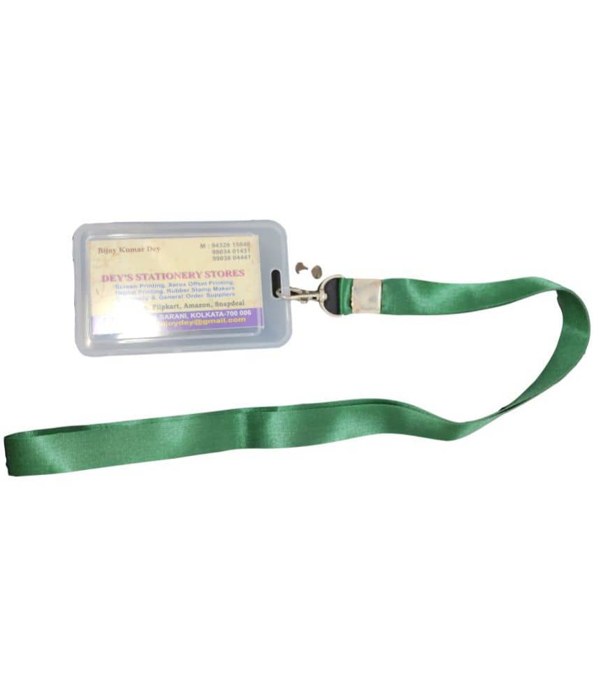 Dey 's stationery store - Plastic Card Holder ( Pack 1 )