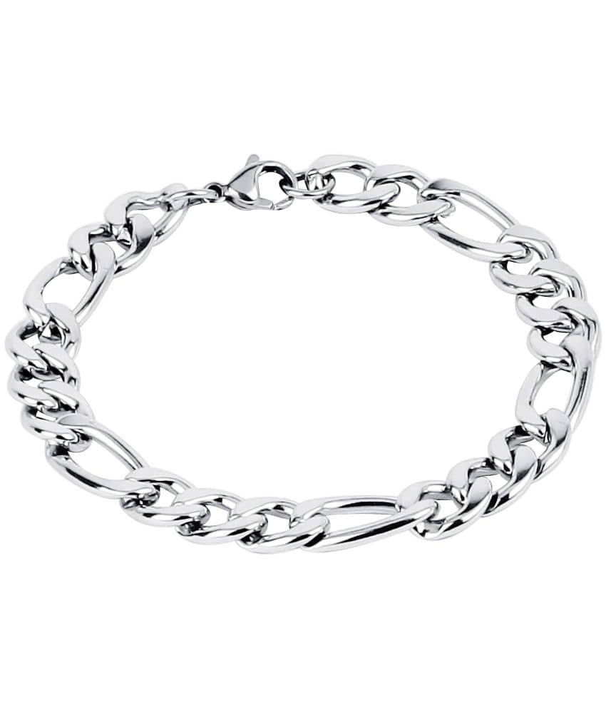 FASHION FRILL - Silver Bracelet ( Pack of 1 ) - Bangles & Bracelets | Buy online on ZillyBuy