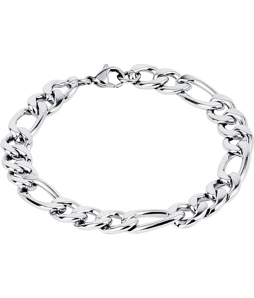 FASHION FRILL - Silver Bracelet ( Pack of 1 ) - Bangles & Bracelets | Buy online on ZillyBuy
