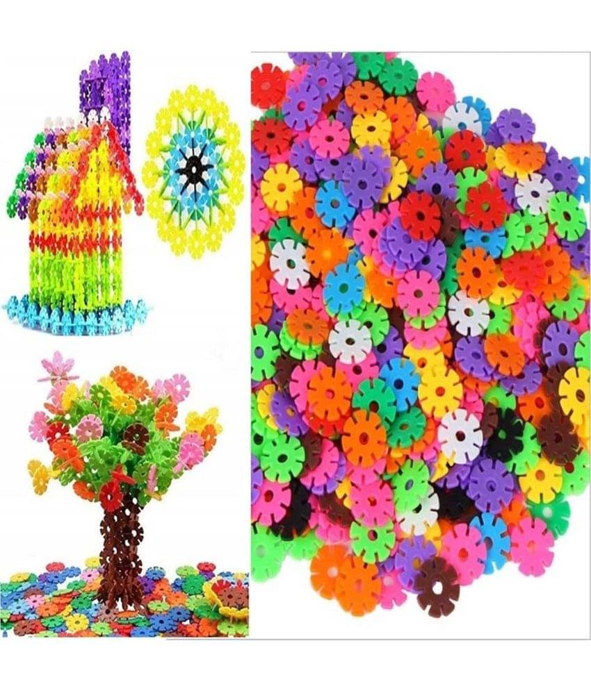     			Fratelli Flower Disc Building Blocks Game for Kids STEM Toys Educational Building Toys Sets Interlocking for Preschool Kids 3+ Safe Material Creativity Kids Toys