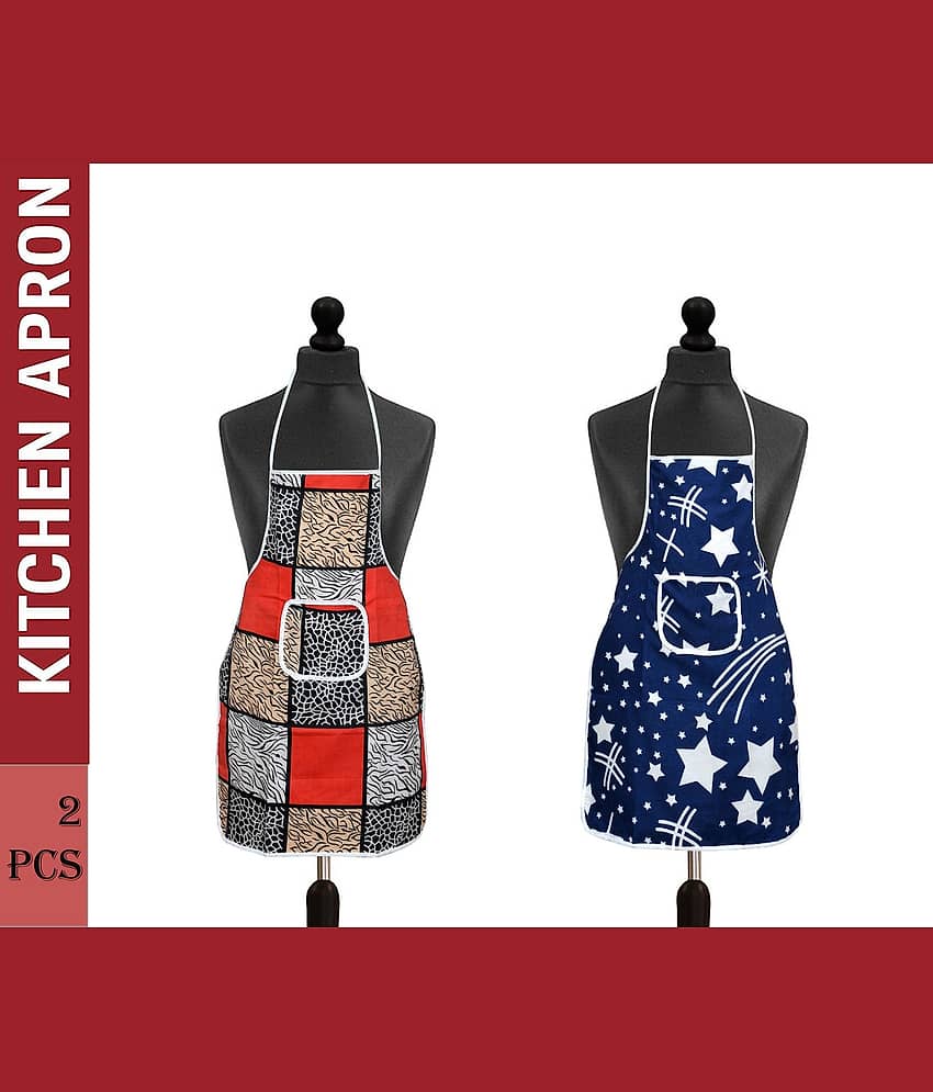 Aazeem Multicolor Half Apron ( Pack of 2 )