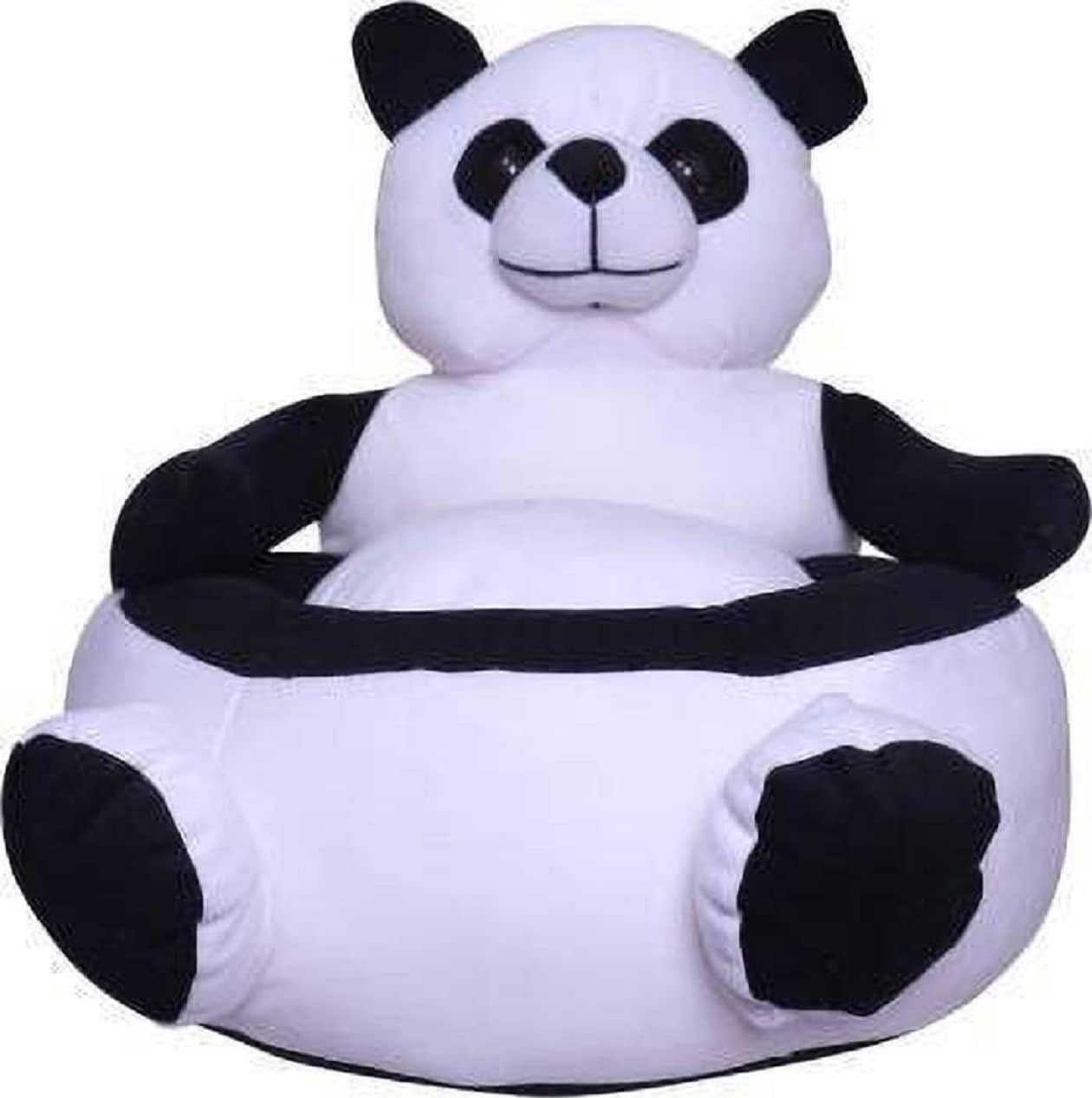 KIDS WONDERS Baby Teddy Soft Sofa Seat | Comfortable Soft Cushion Sofa (Panda)