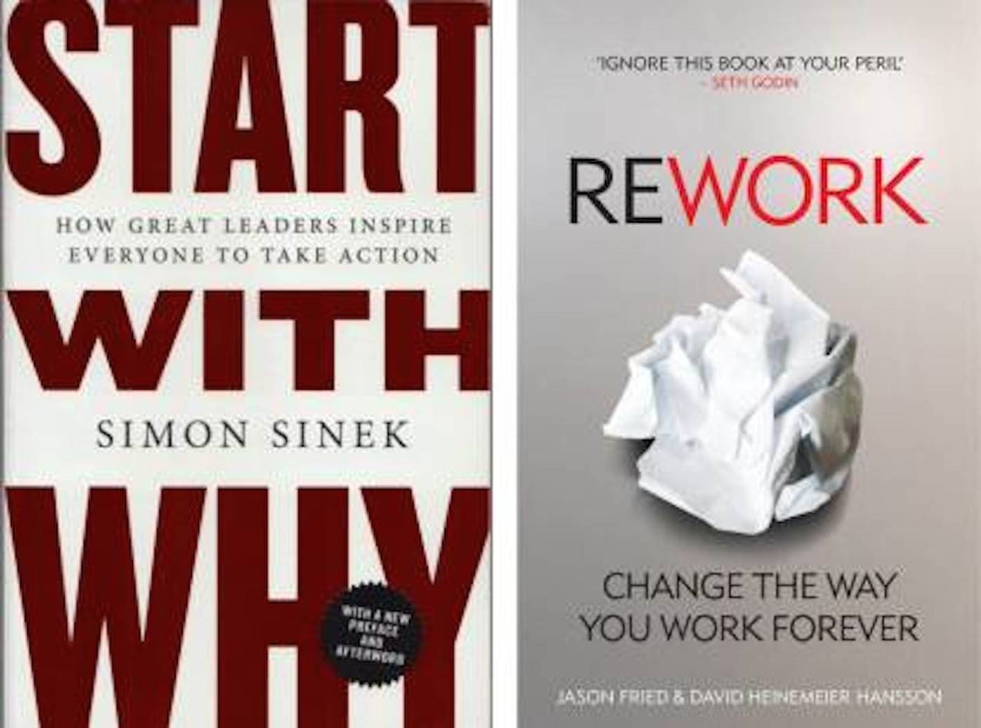     			Start With Why+ Rework  (Paperback, SIMON SINEK, Jason Fried)