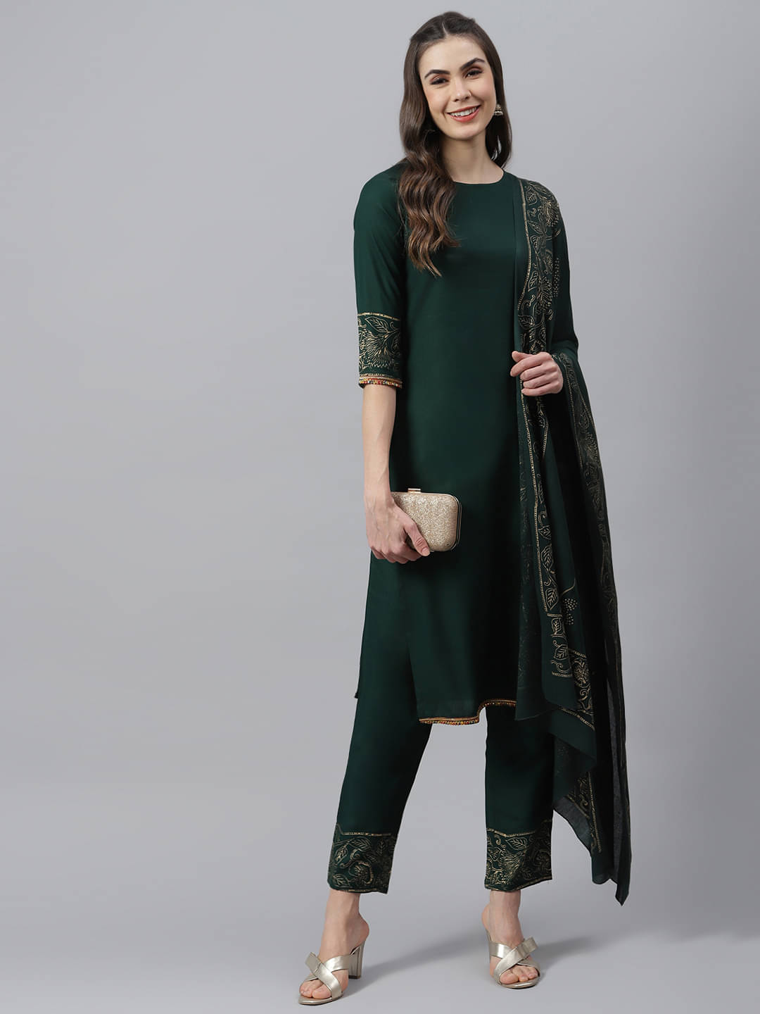 Stylum - Green Straight Rayon Women's Stitched Salwar Suit ( Pack of 1 )     			Stylum - Green Straight Rayon Women's Stitched Salwar Suit ( Pack of 1 )