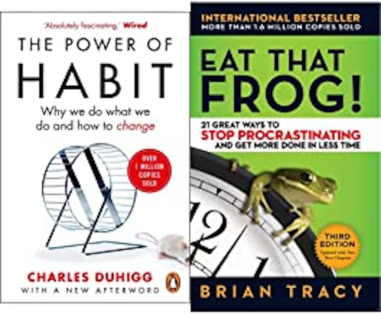     			The Power of Habit: Why We Do What We Do, and How to Change+Eat That Frog!: 21 Great Ways to Stop Procrastinating and Get More Done in Less Time(Set of 2books)