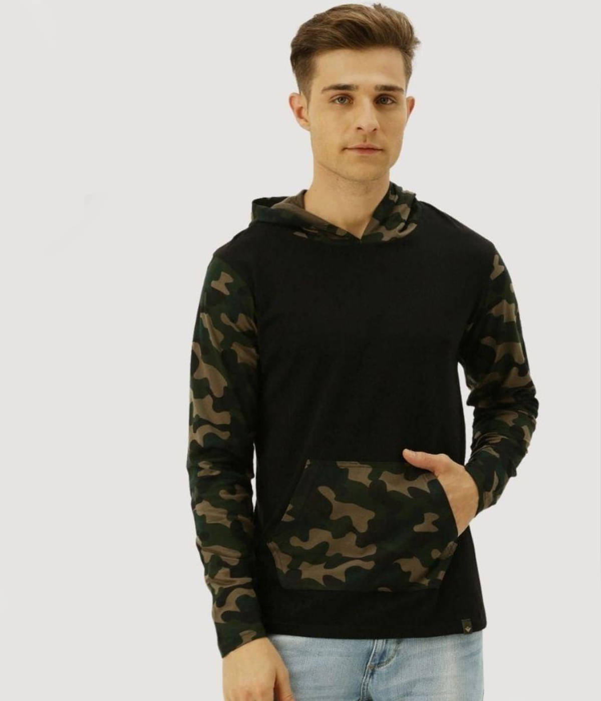 Veirdo Pack of 1 Cotton Regular Fit Men's T-Shirt ( Black ) Veirdo Pack of 1 Cotton Regular Fit Men's T-Shirt ( Black )