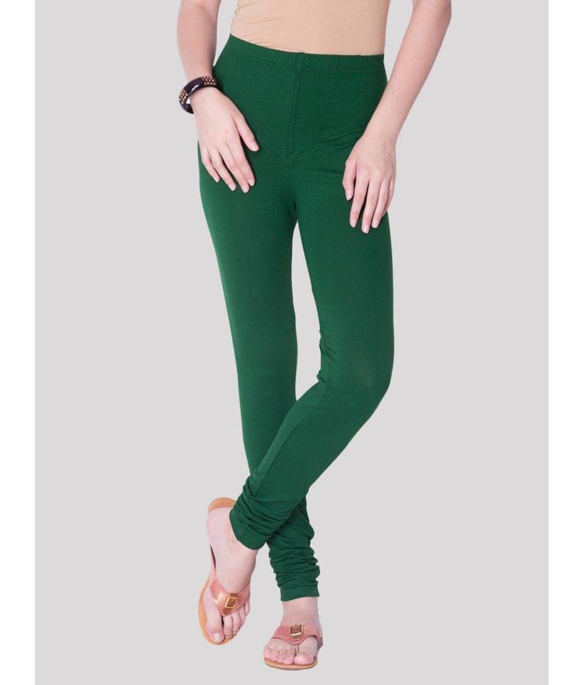 Dollar Missy - Green Lycra Women's Leggings ( Pack of 1 )     			Dollar Missy - Green Lycra Women's Leggings ( Pack of 1 )