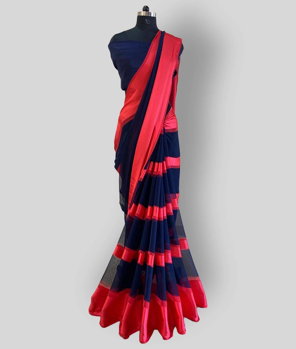 Sitanjali Satin Saree Without Blouse Piece ( Pink ) Sitanjali Satin Saree Without Blouse Piece ( Pink )