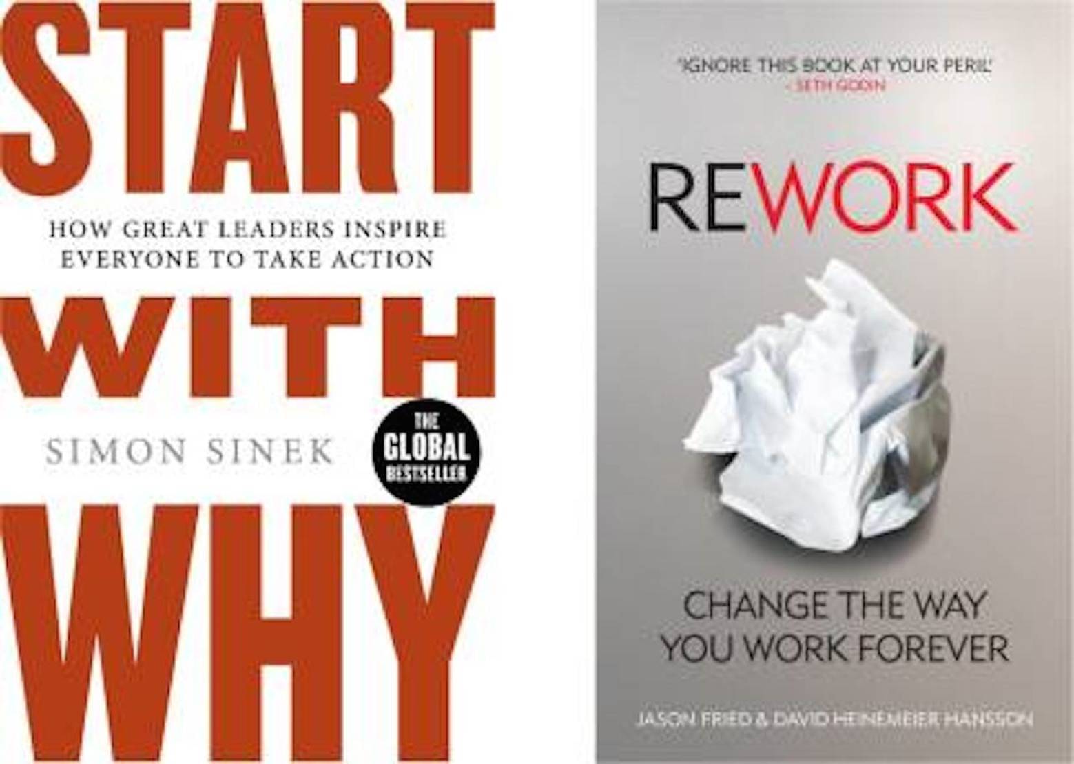Start With Why, Rework (Paperback, Simon Sinek, Jason Fried) Start With Why, Rework (Paperback, Simon Sinek, Jason Fried)