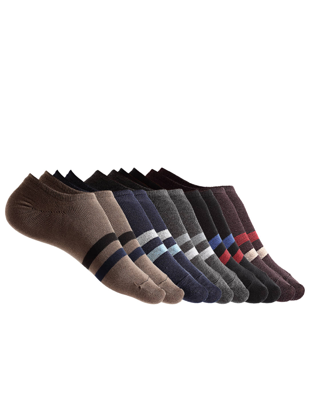 Texlon - Multicolor Cotton Men's Low Cut Socks ( Pack of 5 ) - Socks | Buy online on ZillyBuy