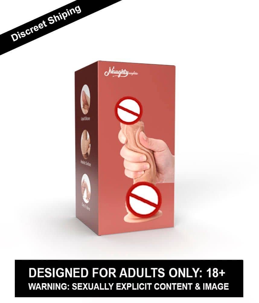 CRAZYNYT - PREMIUM DOUBLE SILICONE 7 INCH FLEXIBLE- SUCTION CUP DILDO 4 MEN & WOMEN - USA GRADE QUALITY