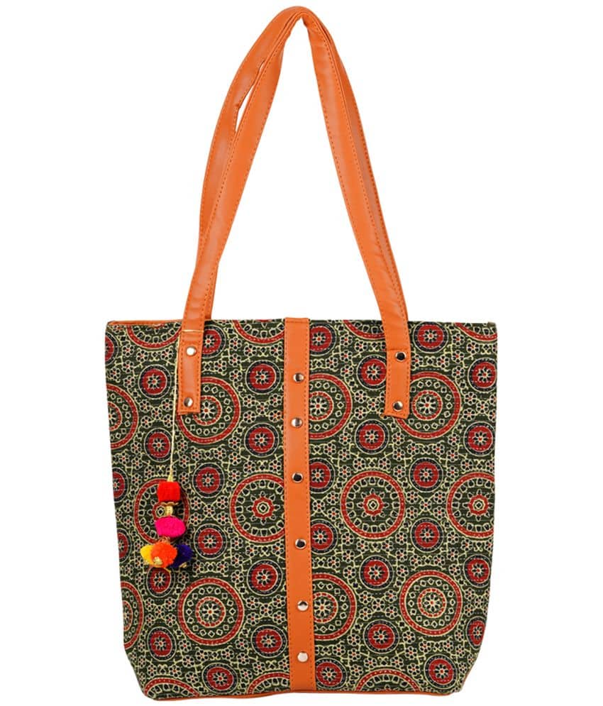 Bulbul - Multicolor Faux Leather Tote Bag - Handbags | Buy online on ZillyBuy