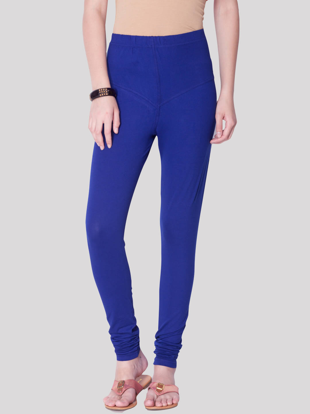     			Dollar Missy - Blue Lycra Women's Leggings ( Pack of 1 )