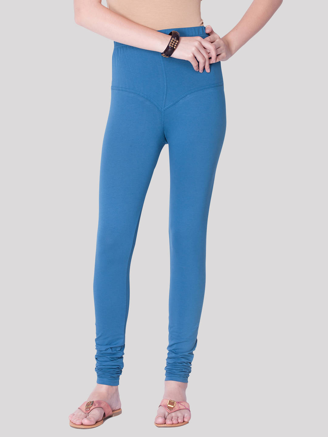 Dollar Missy - Blue Lycra Women's Leggings ( Pack of 1 ) Dollar Missy - Blue Lycra Women's Leggings ( Pack of 1 )
