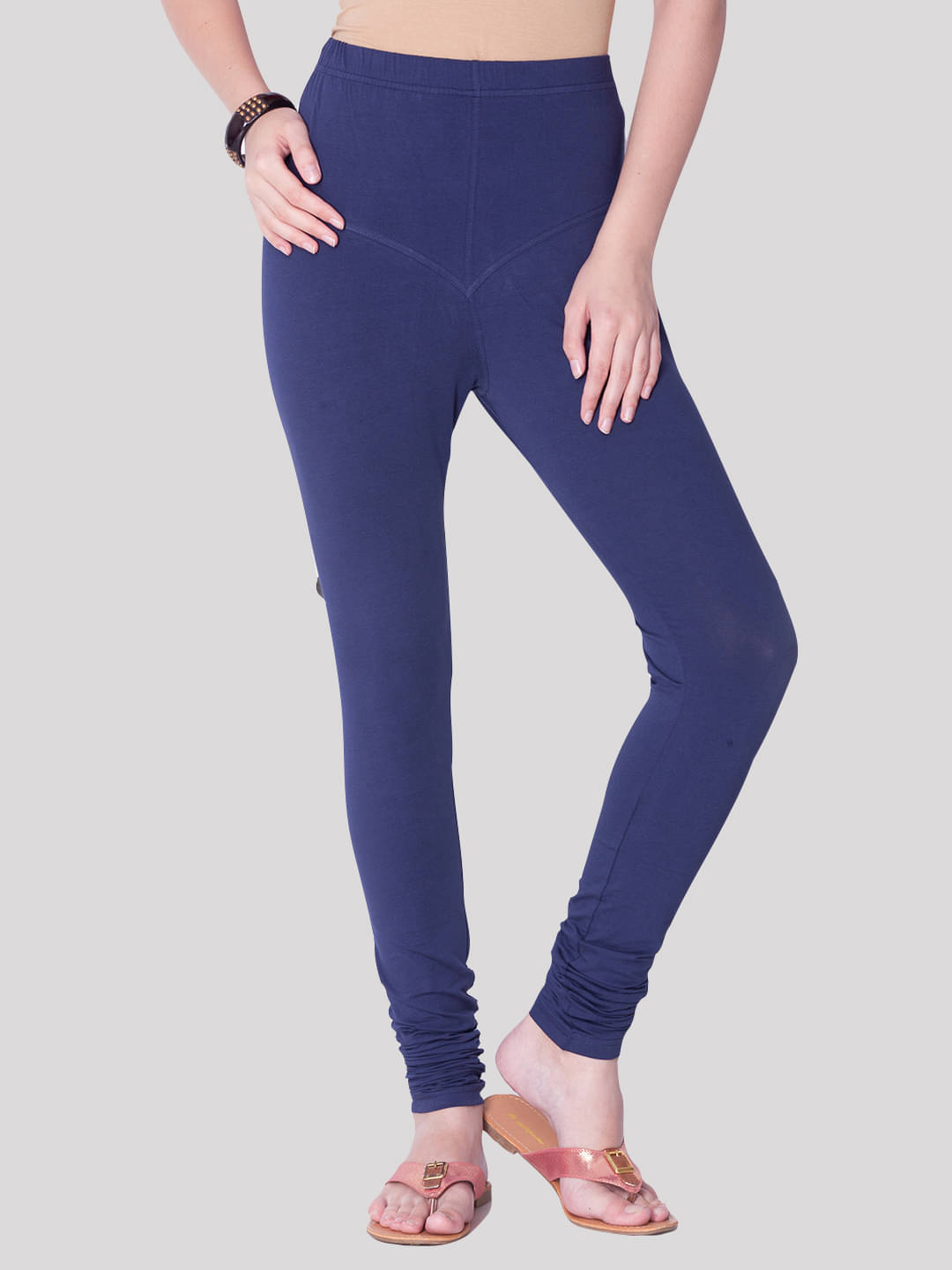 Dollar Missy - Navy Cotton Women's Leggings ( Pack of 1 ) Dollar Missy - Navy Cotton Women's Leggings ( Pack of 1 )