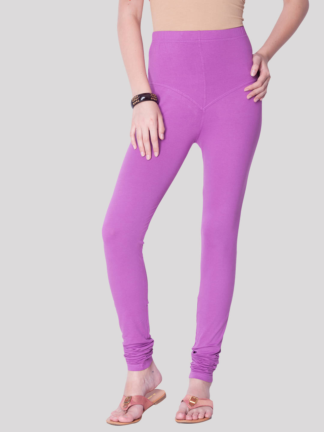 Dollar Missy - Purple Lycra Women's Leggings ( Pack of 1 ) Dollar Missy - Purple Lycra Women's Leggings ( Pack of 1 )